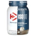 ISO100®, гидролизованный, 100% изолят сывороточного протеина, печенье и сливки, 620 г (1,36 фунта) — Dymatize