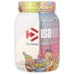 ISO100® Hydrolyzed, 100% изолят сывороточного протеина, праздничный торт Pebbles™, 610 г (1,34 фунта) — Dymatize