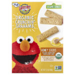 Organic Crunchin' Grahams®, медовые палочки для детей от 2 лет, 150 г (5,3 унции) — Earth's Best