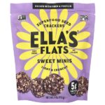 Ella's Flats, крекеры с суперфудами, сладкие мини-печенья, 113 г (4 унции)