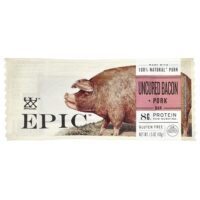 Незасоленный бекон со свининой, 43 г (1,5 унции) — Epic Bar