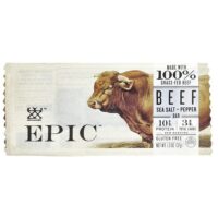 Говяжий батончик, соль + перец, 37 г (1,3 унции) — Epic Bar