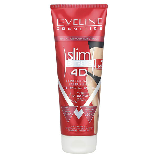 ecc31638_v_14.jpg Slim Extreme 4D, концентрированный термоактиватор для сжигания жира, 250 мл (8,8 жидк. унц.) — Eveline Cosmetics