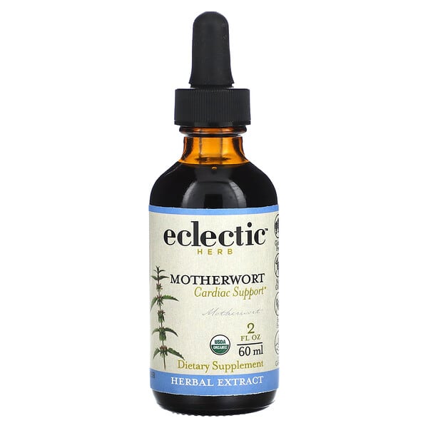 ecl10274_v_44.jpg Экстракт пустырника, 500 мг, 60 мл (2 жидк. Унции) — Eclectic Herb