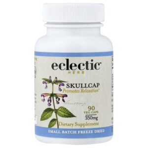 шлемник, 350 мг, 90 растительных капсул — Eclectic Herb
