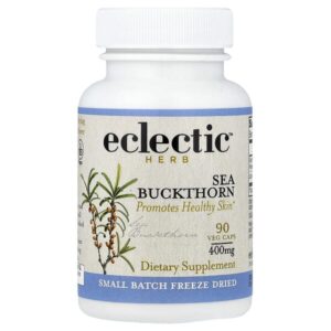 сублимированная облепиха, 90 вегетарианских капсул — Eclectic Herb