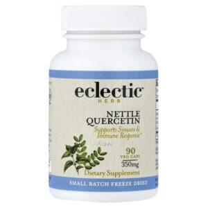 кверцетин из крапивы, 90 вегетарианских капсул — Eclectic Herb