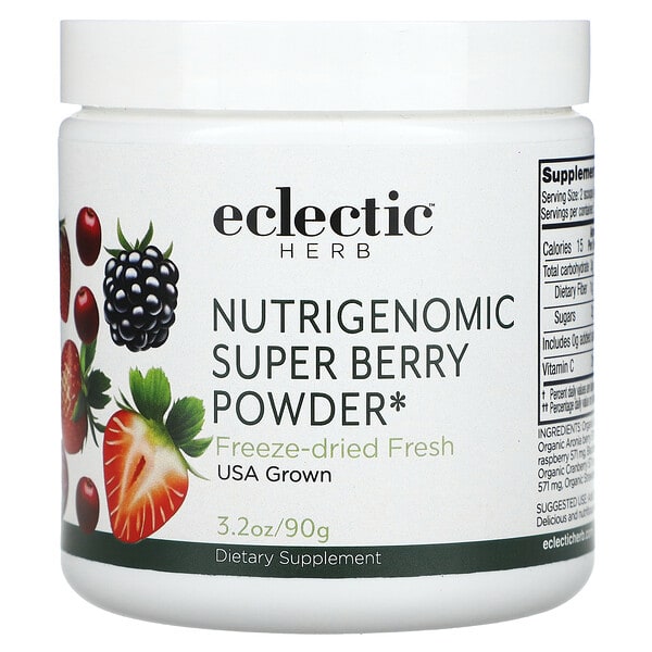 ecl37916_v_67.jpg Nutrigenomy, суперягодный порошок, 90 г (3,2 унции) — Eclectic Herb