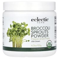 Порошок из ростков брокколи, 122 г (4,3 унции) — Eclectic Herb