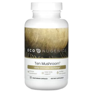 Ten Mushroom, 120 вегетарианских капсул — Econugenics