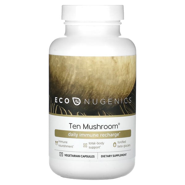 ecn00015_v_15.jpg Ten Mushroom, 120 вегетарианских капсул — Econugenics