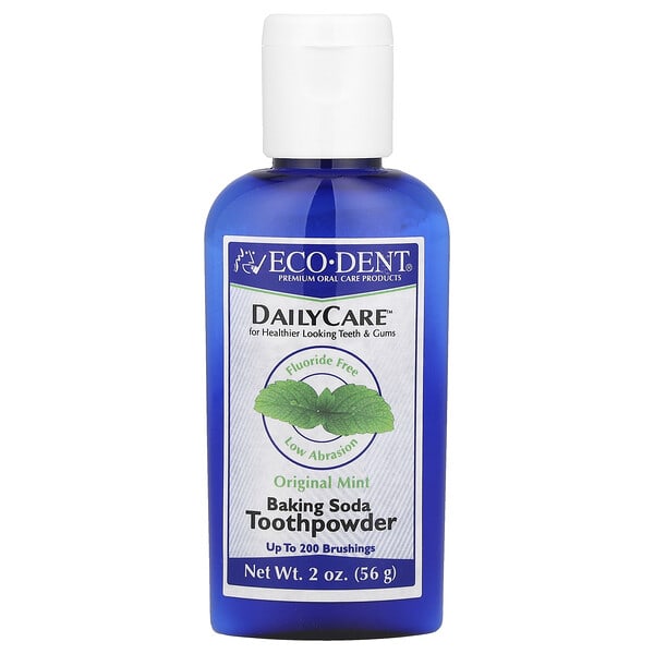 eco03664_v_27.jpg Eco-Dent, Daily Care, зубной порошок с пищевой содой, «Оригинальная мята», 56 г (2 унции)