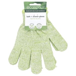 массажные перчатки для ванны и душа, 1 пара — EcoTools