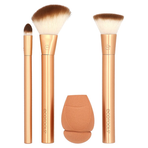 ect43857_v_37.jpg Precious Metals, Face Blend + Sculpt Set, набор из 4 предметов — EcoTools