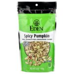 органические пряные семена тыквы, обжаренные, 113 г (4 унции) — Eden Foods