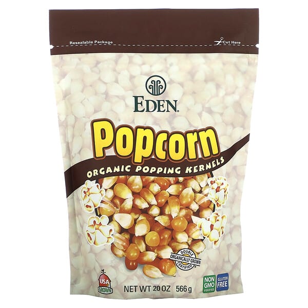edn00086_v_8.jpg Натуральные зерна попкорна, 20 унций (566 г) — Eden Foods