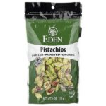 органические фисташки, в тумане с морской солью, 113 г (4 унции) — Eden Foods