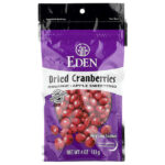 Органическая сушеная клюква, 4 унции (113 г) — Eden Foods