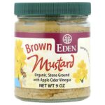 органическая коричневая горчица с яблочным уксусом, 9 унций — Eden Foods