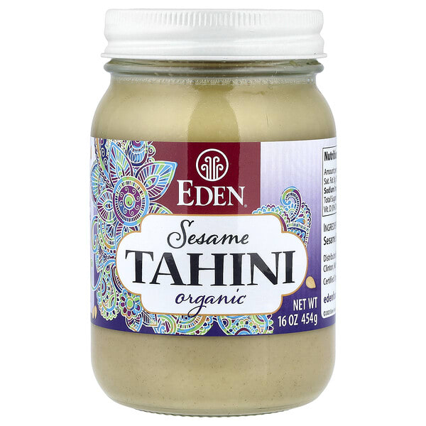 edn00390_v_8.jpg тахини с органическим кунжутом, 454 г (16 унций) — Eden Foods