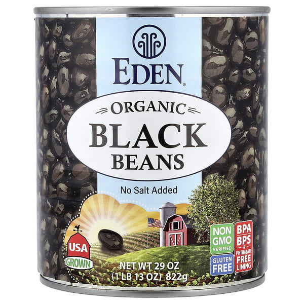 edn02910_v_12.jpg органическая черная фасоль, 822 г (29 унций) — Eden Foods
