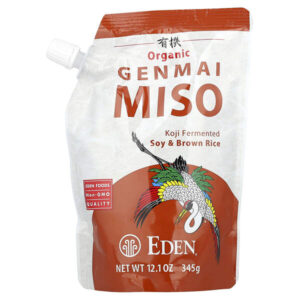 Organic, Генмай мисо, 12,1 унции (345 г) — Eden Foods