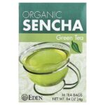 органический сенча, зеленый чай, 16 чайных пакетиков, 24 г (0,84 унции) — Eden Foods