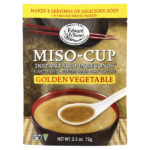 Miso-Cup®, Instant Soup in Seconds™, со вкусом золотых овощей, 4 пакетика, 72 г (2,5 унции) — Edward & Sons