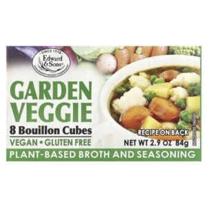 Edward & Sons, Garden Veggie, Bouillon Cubes, 8 Cubes — Edward & Sons