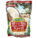 Let's Do Organic, 100% органические несладкие кокосовые хлопья, 200 г (7 унций) — Let's Do Organic