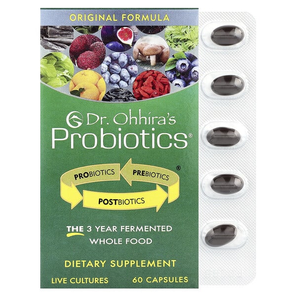 efi12125_v_78.jpg Probiotics®, оригинальная формула, 60 капсул — Dr. Ohhira's