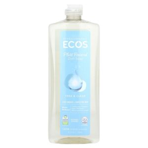 Ecos®, средство для мытья посуды на растительной основе, Free & Clear, 739 мл (25 жидк. унций) — Earth Friendly Products
