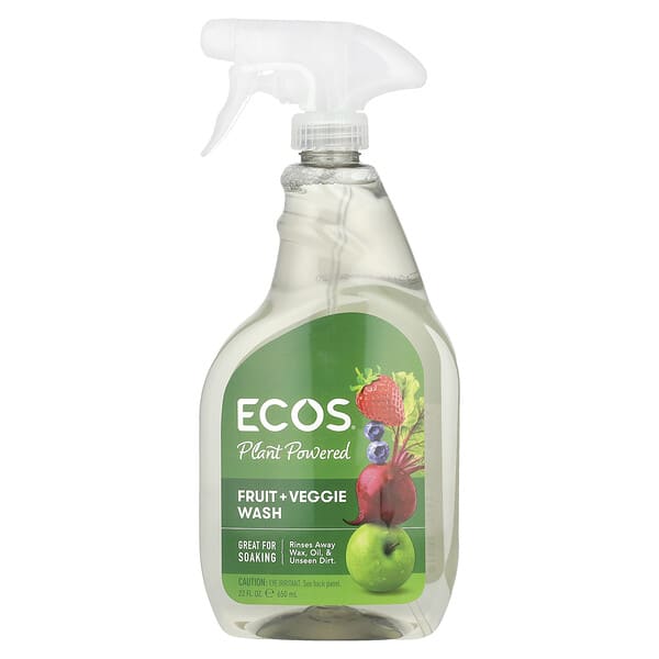 efp09735_v_12.jpg Ecos®, средство для мытья фруктов и овощей на растительной основе, 650 мл (22 жидк. унции) — Earth Friendly Products