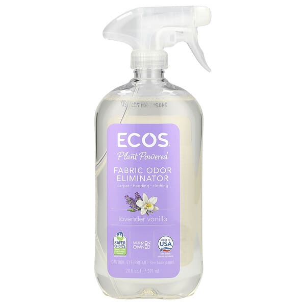 efp09836_v_6.jpg Ecos®, средство для устранения запаха из ткани на растительной основе, лаванда и ваниль, 591 мл (20 жидк. унций) — Earth Friendly Products