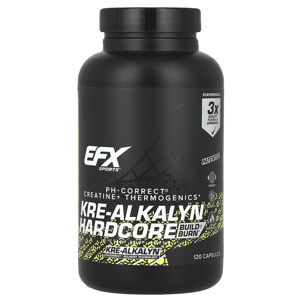 efx00234_v_34.jpg Kre-Alkalyn Hardcore, 120 капсул — EFX Sports