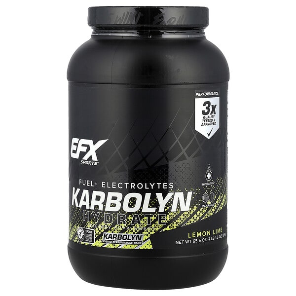 efx00263_v_50.jpg Karbolyn® Hydrate, лимон и лайм, 1856 г (4 фунта 1,5 унции) — EFX Sports