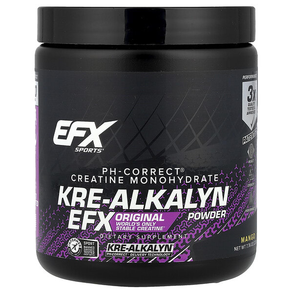efx00456_v_32.jpg Kre-Alkalyn EFX в порошке, манго, 220 г (7,76 унции) — EFX Sports
