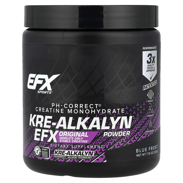 efx00457_v_40.jpg Kre-Alkalyn EFX, порошок, со вкусом «Морозная свежесть», 220 г (7,76 унции) — EFX Sports