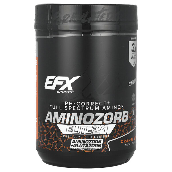 efx00667_v_8.jpg AminoZorb® Elite 21, апельсиновый всплеск, 390 г (13,76 унции) — EFX Sports