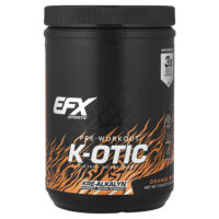 предтренировочный комплекс K-otic®, со вкусом апельсина и манго, 500 г (1 фунт, 1,64 унции) — EFX Sports