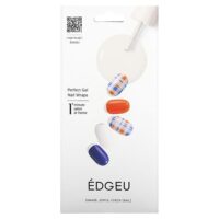 Perfect Gel Nail, обертка для ногтей, ENA 428 Joyful Check, набор из 19 предметов — Edgeu