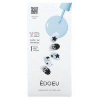 Perfect Gel Nail Wrap, ENA 446 Rock Chic неоновое сияние, набор из 19 предметов — Edgeu