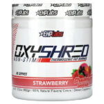 OxyShred Non-Stim, термогенный сжигатель жира, со вкусом клубники, 302 г (10,6 унции) — EHPlabs