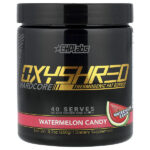 OxyShred Hardcore, термогенный сжигатель жира, со вкусом арбузной конфеты, 260 г (9,2 унции) — EHPlabs