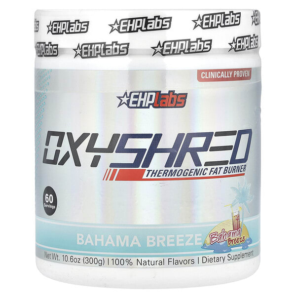 ehl81544_v_8.jpg OxyShred, термогенное средство для сжигания жира, багамский бриз, 300 г (10,6 унции) — EHPlabs