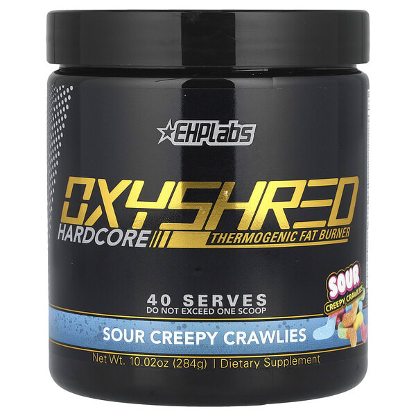 ehl93706_v_8.jpg OxyShred Hardcore, термогенное средство для сжигания жира, кислые жуткие насекомые, 284 г (10,02 унции) — EHPlabs
