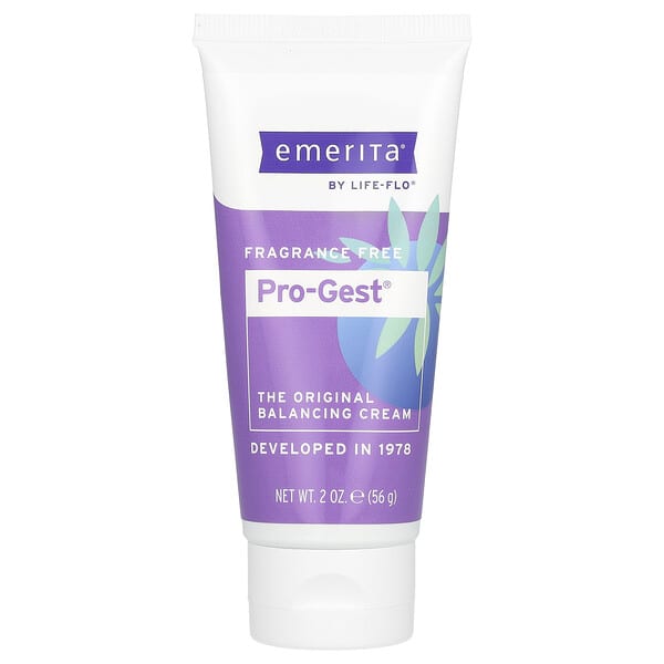 eme30095_v_27.jpg Pro-Gest, балансирующий крем, без отдушки, 56 г (2 унции) — Emerita