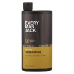 гель для душа, сандаловое дерево, 500 мл (16,9 жидк. унции) — Every Man Jack
