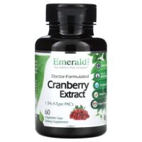 экстракт клюквы, 60 растительных капсул — Emerald Laboratories