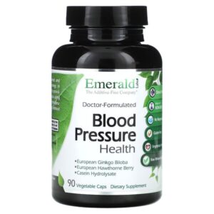 Здоровье при артериальном давлении, 90 растительных капсул — Emerald Laboratories